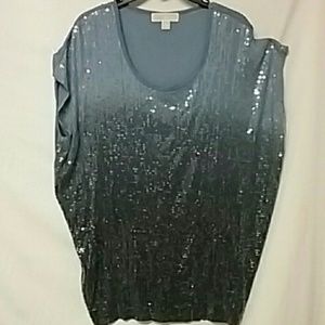 Michael Kors Sequin top sz xl